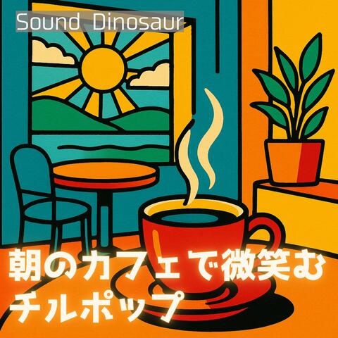 朝のカフェで微笑むチルポップ