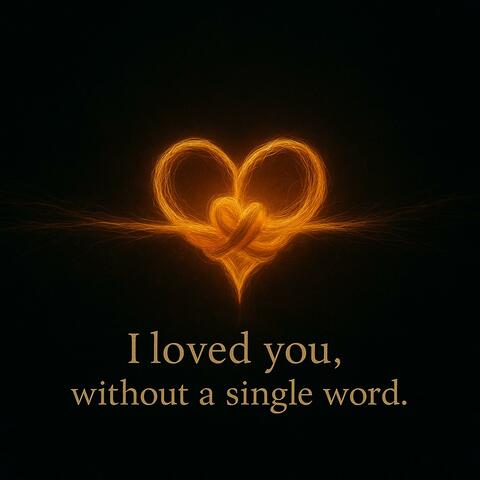 I loved you, without a single word