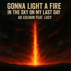 Gonna light a fire in the sky on my last day