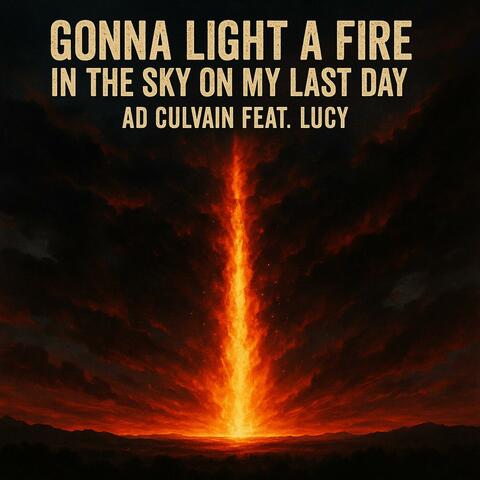 Gonna light a fire in the sky on my last day