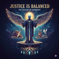 Justice is balanced
