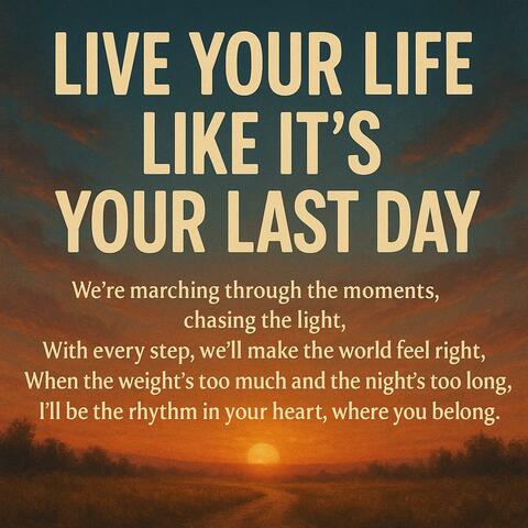 Live Your Life Like It’s Your Last Day (Live)