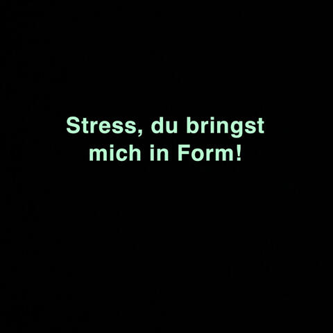 Stress, du bringst mich in Form.