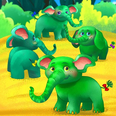 Cztery słonie, zielone słonie