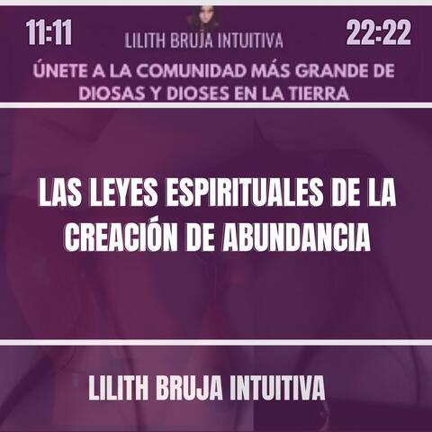 LAS LEYES ESPIRITUALES DE CREACIÓN DE ABUNDANCIA