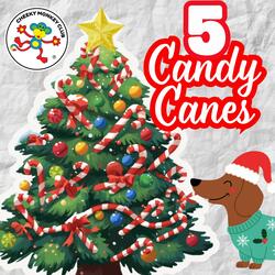 5 Candy Canes