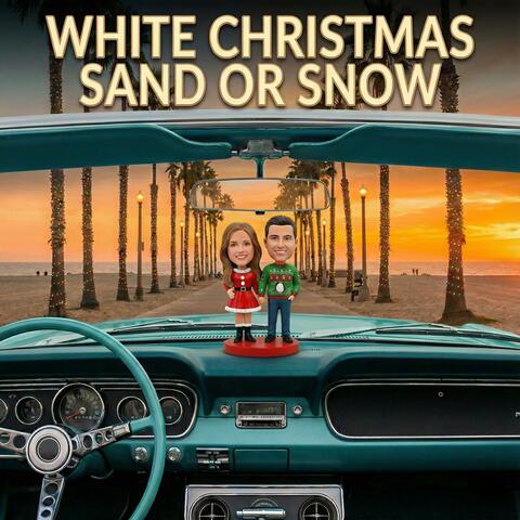 White Christmas sand or snow