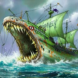 The infected sea monster