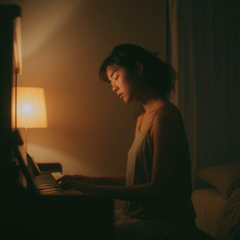静かな寝室でゆっくり眠りに入れるピアノソロ