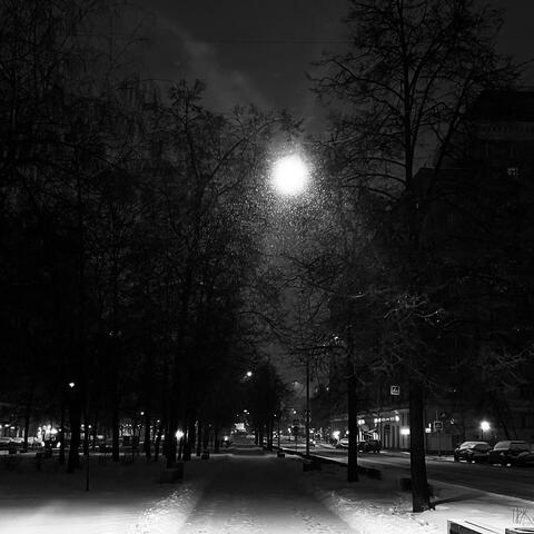 December Evening Moon
