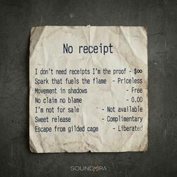 No receipt