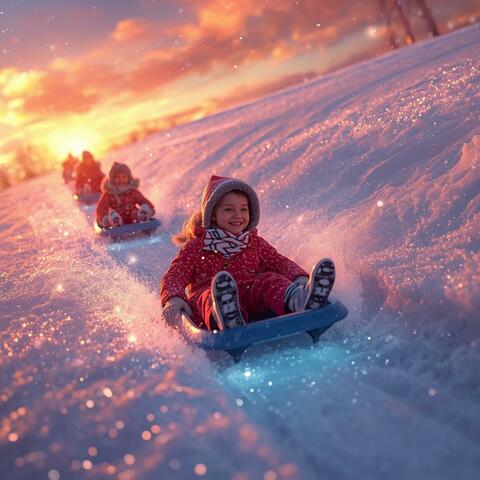 Sledding Down the Twinkle Hill