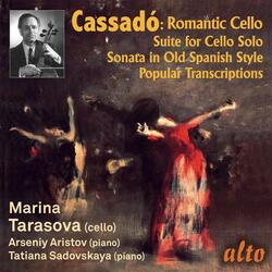 Suite for Cello Solo: III. Intermezzo e Danza