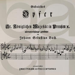 Musikalisches Opfer, No. 1, BWV 1079