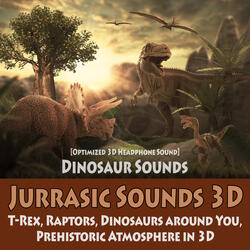 Dinosaur World 3D: Pteranodon Flies, Jurrassic Primeval Atmosphere, T-Rex, Bronto Saurus, Tricaratops Runs, Jungle Athmosphere