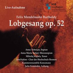 Sinfoniekantate "Lobgesang" in D Major für Soli, Chor und Kammerensemble, Op. 52: No. 6, Tenore Solo
