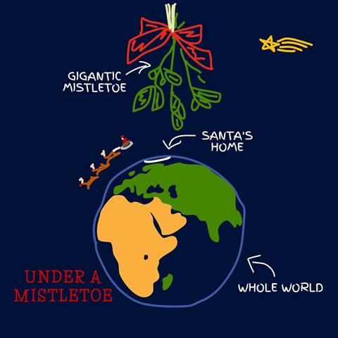 Under a Mistletoe