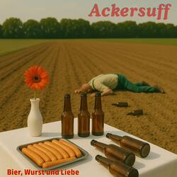 Flasche in Hals