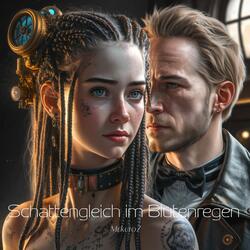 Schattengleich im Blütenregen