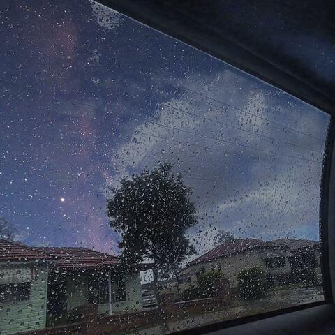 雨敲打我的窗
