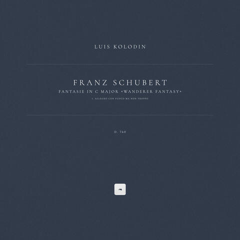 Fantasie in C Major "Wanderer Fantasy", D. 760, Op. 15: 1. Allegro con fuoco ma non troppo