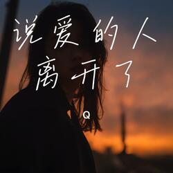 说爱的人离开了