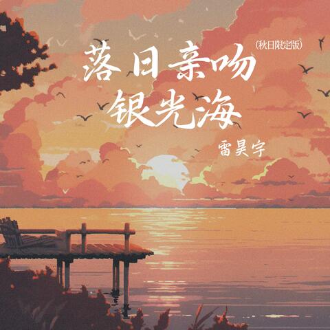 落日亲吻银光海