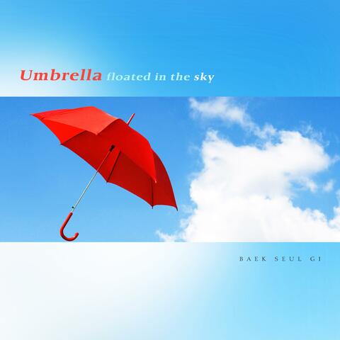 Umbrella floated in the sky