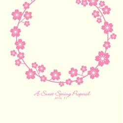 A Sweet Spring Proposal