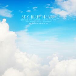 Sky blue heart