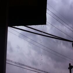 Sound of Rainwater Falling Under the Eaves
