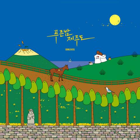 Jeju Island blue night