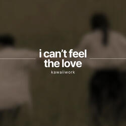 I Can't Feel The Love