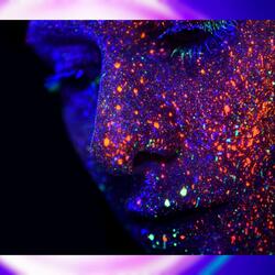 Blacklight Woman