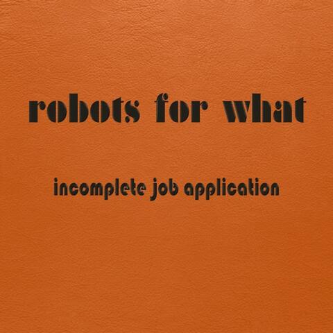 Incomplete Job Application