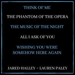Think of Me / The Phantom of the Opera / The Music of the Night / All I Ask of You / Wishing You Were Somehow Here Again