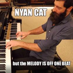 Nyan Cat (but the Melody Is Off One Beat)