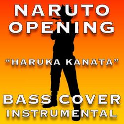 Naruto Op. Haruka Kanata (Bass Cover Instrumental)