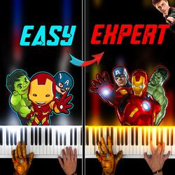 The Avengers Theme | EASY to EXPERT but...