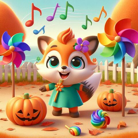 Fall Playground Song with Rainbow Pinwheels!