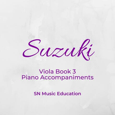 Suzuki Viola Book 3 Piano Accompaniments