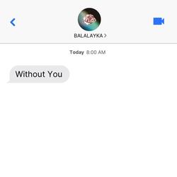 Without you