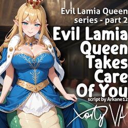 ASMR F4A Evil Lamia Queen Takes Care Of You