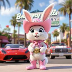 Ferrari or F150 (Beverly Hills Buckle Bunny)