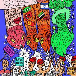 Condoms Go On All Four Penises