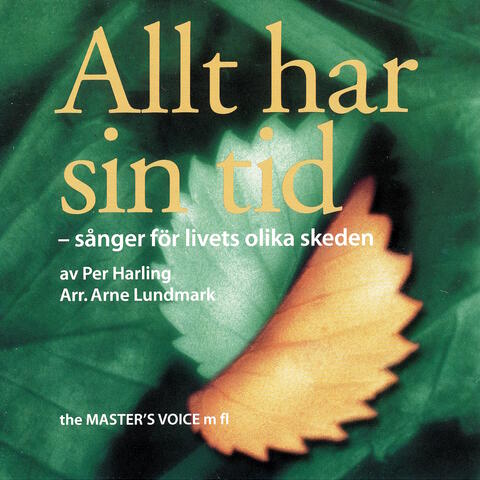 Allt har sin tid - sånger för livets olika skeden av Per Harling