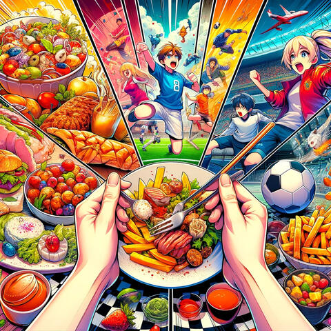 Food, Anime, Football, Pov