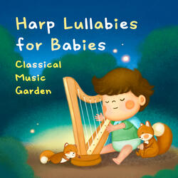 Hush Little Baby(Harp) [Ocean Nighttime ASMR]