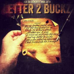 Letter 2 Buckz