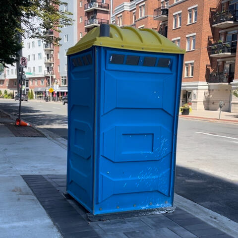 Stuck in a Porta Potty